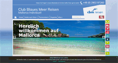 Desktop Screenshot of club-blaues-meer.de